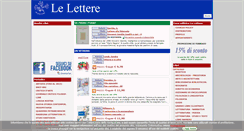 Desktop Screenshot of lelettere.it