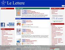 Tablet Screenshot of lelettere.it